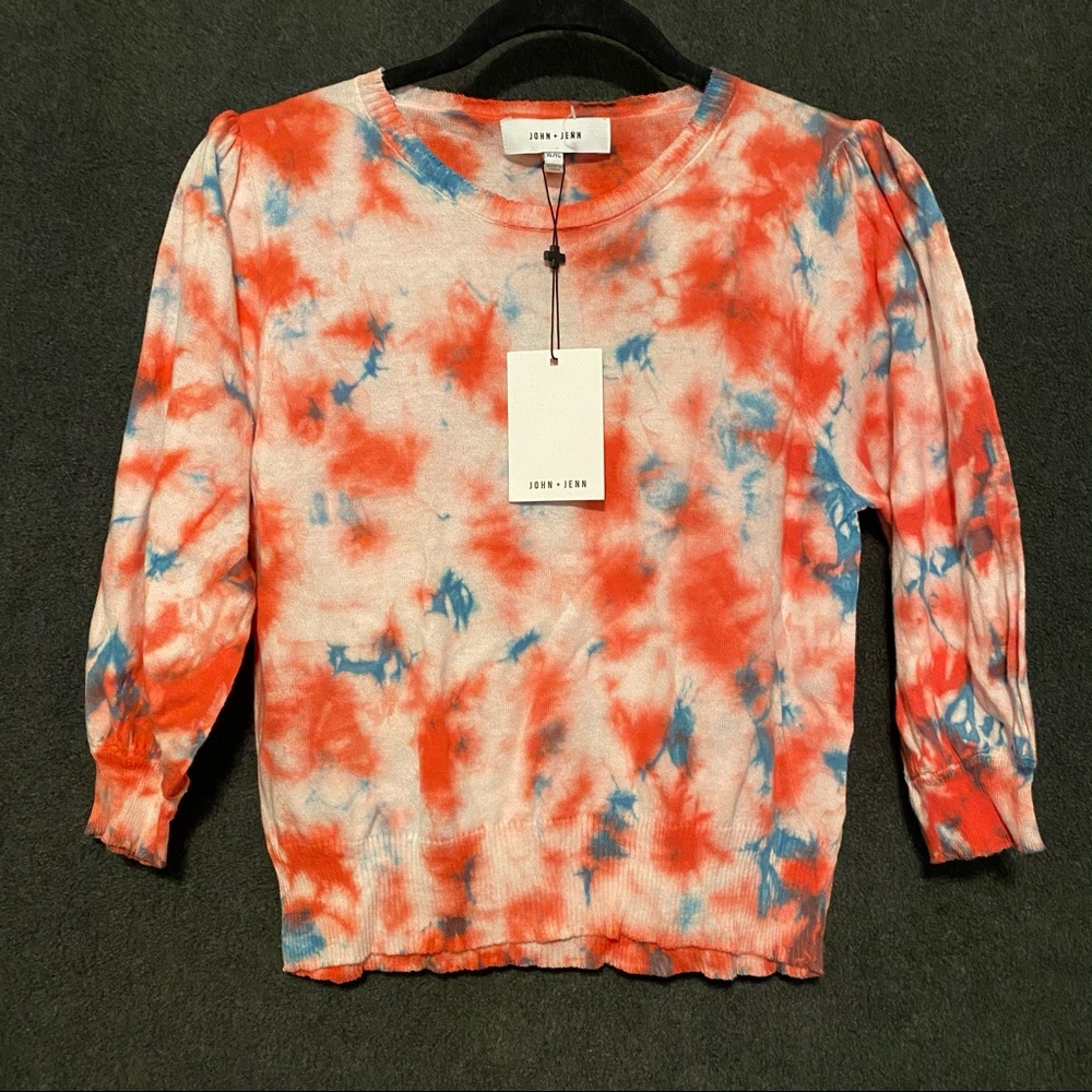John+Jenn tie-dye shirt